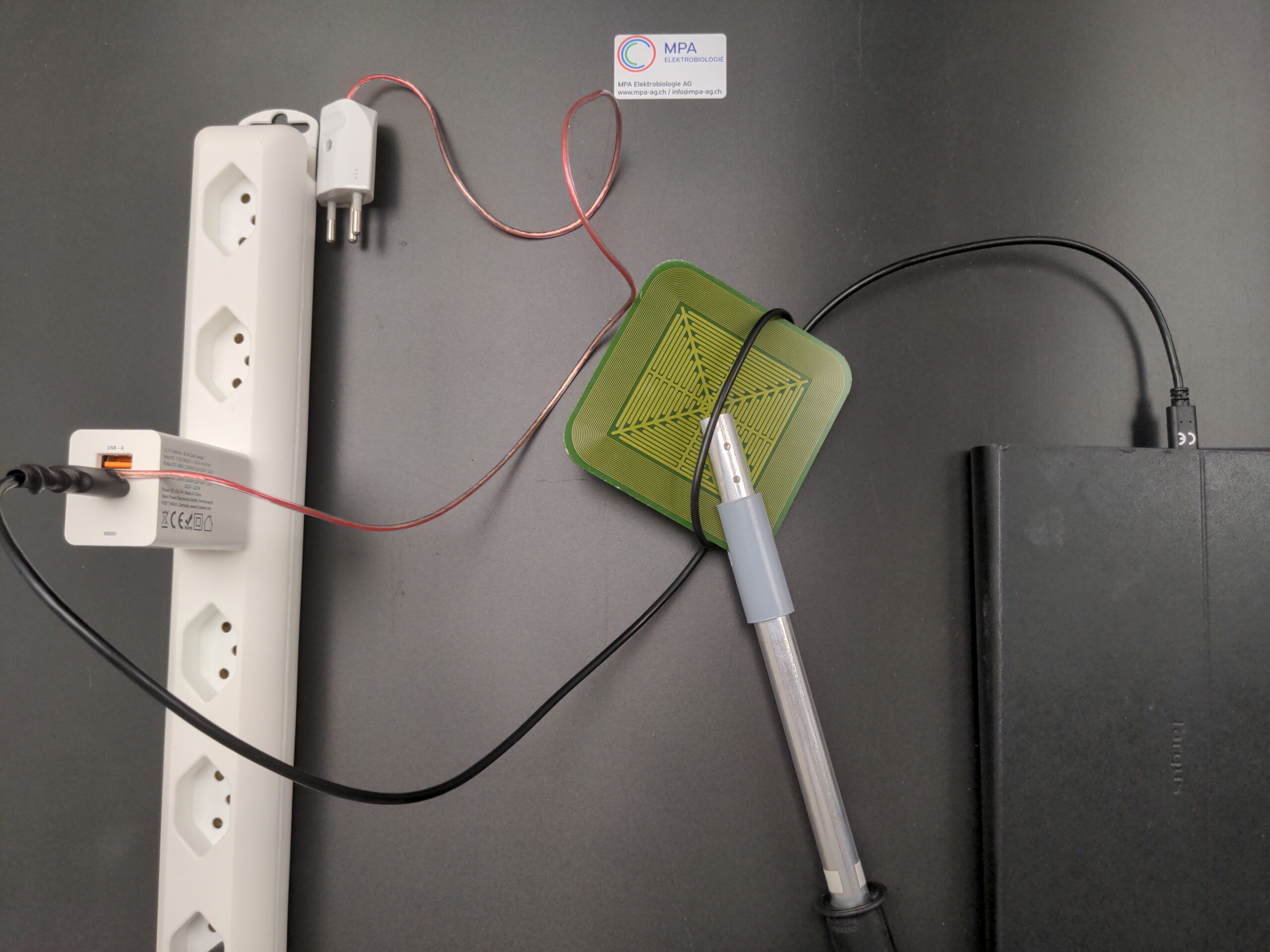 USB-C Power Kabel mit Abschirmung und Erdung Demonstration