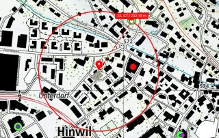 Mobilfunk Antennenstandort virtuelle Analyse